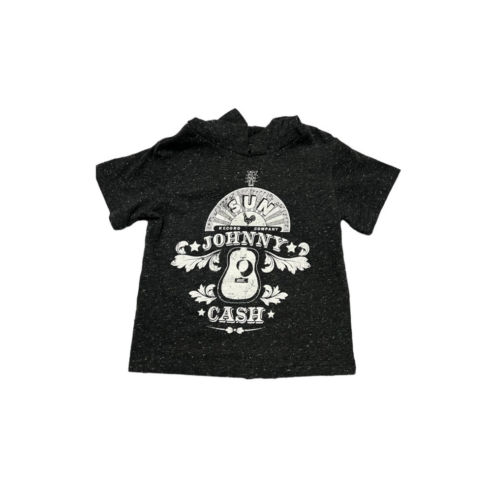 Johnny Cash Boys Hooded Tee Size 2T